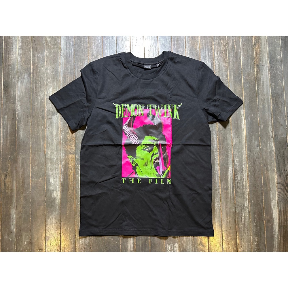 Stanley Stella Demon Twink The Film Graphic T-Shirt Black Organic Cotton